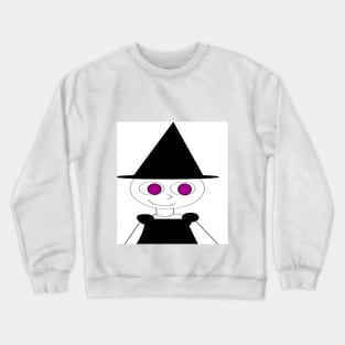 Purple eyes Witch Crewneck Sweatshirt